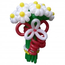 Букет з кульок білі ромашки